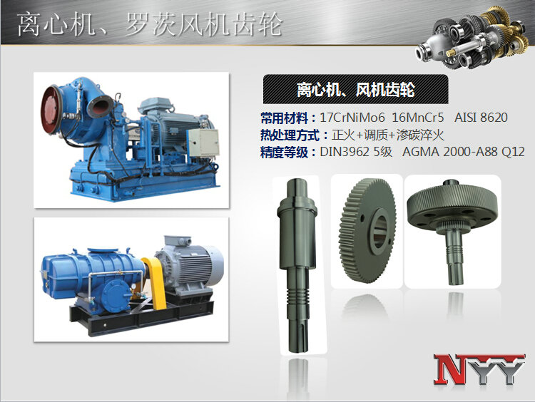離心機(jī)、風(fēng)機(jī)齒輪